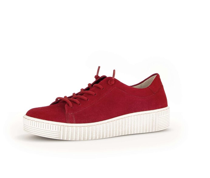 Gabor Sneaker Low Rot - Rauleder