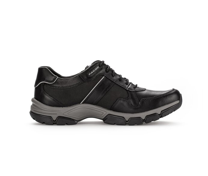 Pius Gabor Sneaker Low Schwarz - Materialmix Leder/Textil