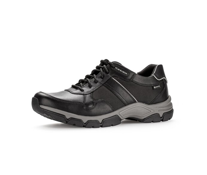 Pius Gabor Sneaker Low Schwarz - Materialmix Leder/Textil