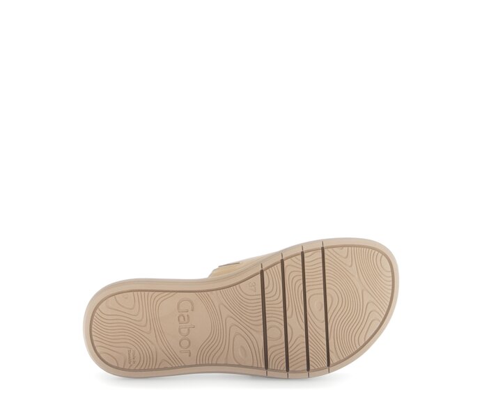 Gabor Pantolette Gold - Effektleder