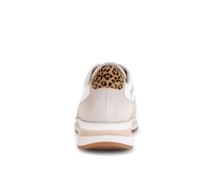 Gabor Sneaker Low Beige - Materialmix Leder
