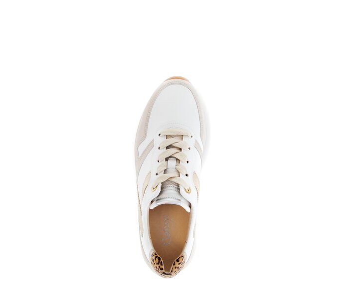 Gabor Sneaker Low Beige - Materialmix Leder