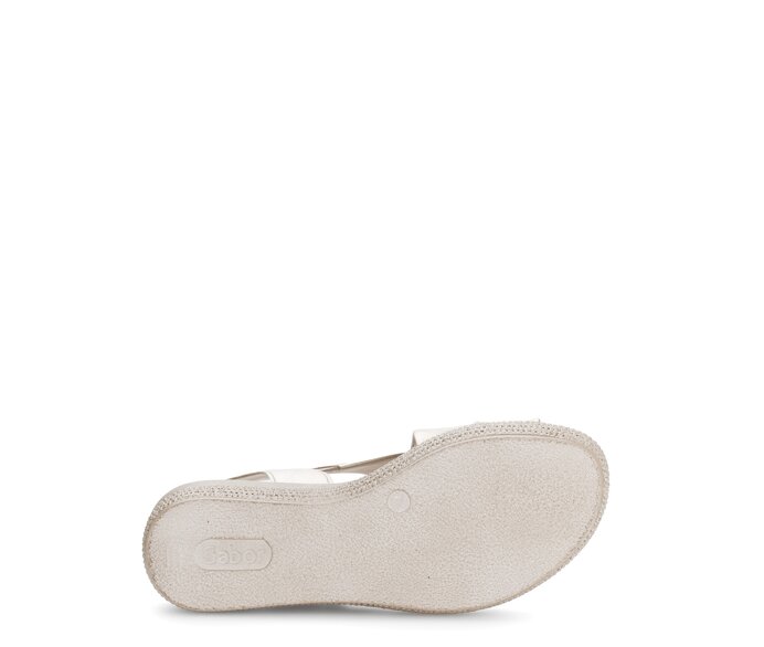 Gabor Plateau Sandale Gold - Effektleder