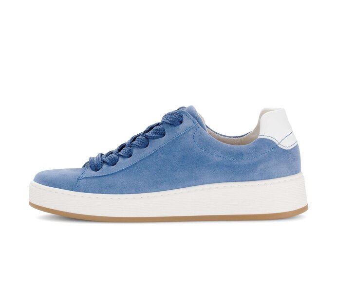 Gabor Sneaker Low Blau - Rauleder