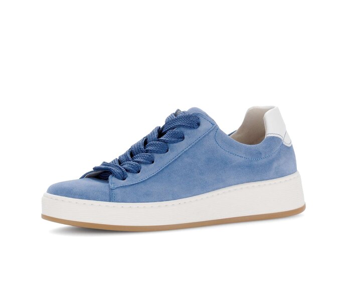 Gabor Sneaker Low Blau - Rauleder