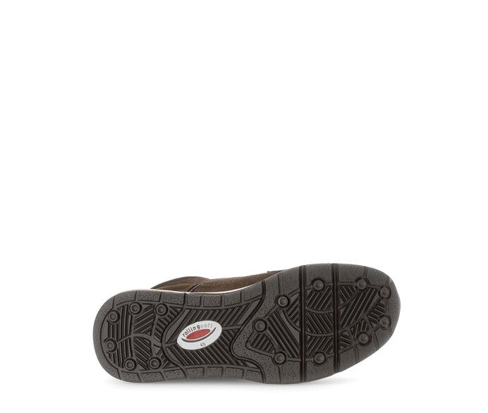 Gabor Sportliche Stiefelette Braun - Materialmix Leder