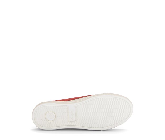 Gabor Sneaker Low Rot - Materialmix Leder