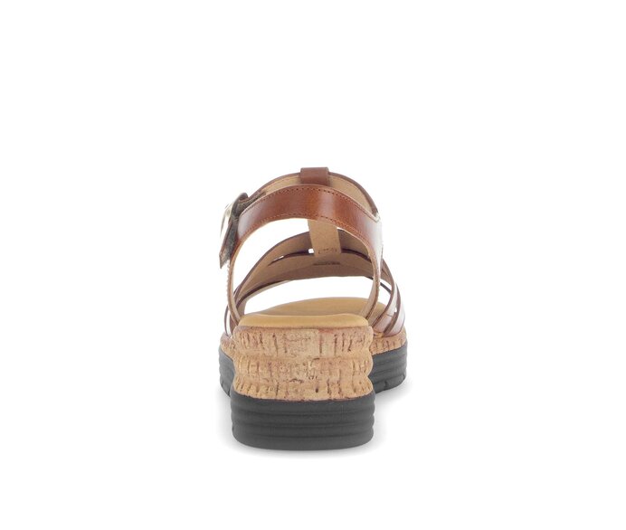 Gabor Riemchensandale Beige - Glattleder