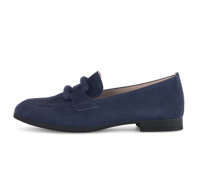 Gabor Slipper Blau - Rauleder