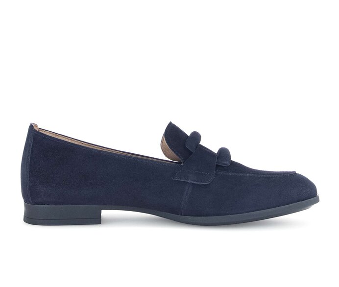 Gabor Slipper Blau - Rauleder