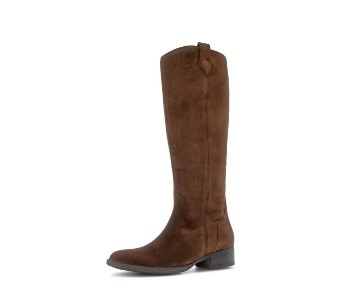 Gabor Eleganter Stiefel Braun - Rauleder