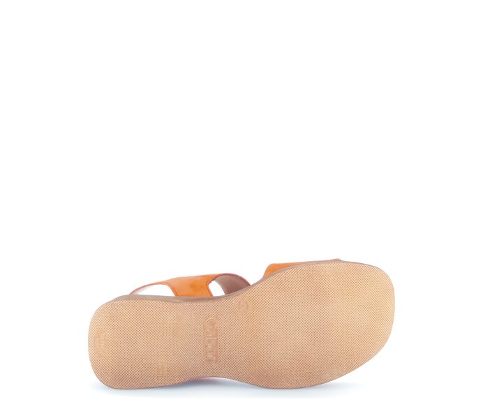 Gabor Riemchensandale Orange - Rauleder