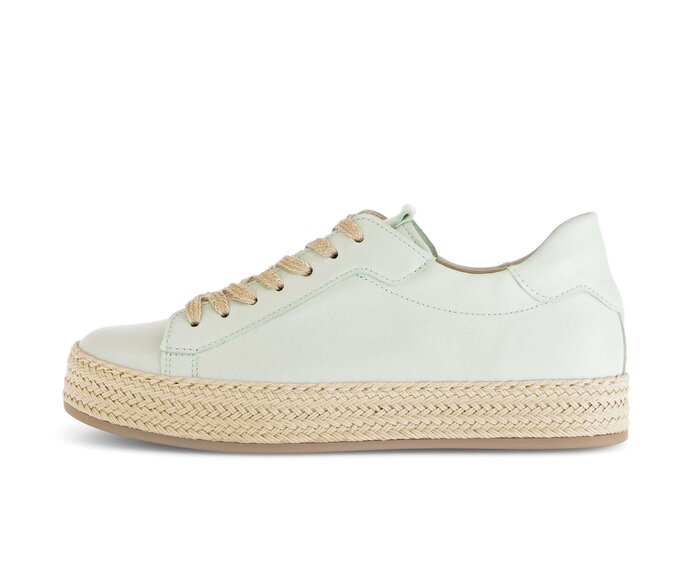 Gabor Sneaker Low Grün - Glattleder