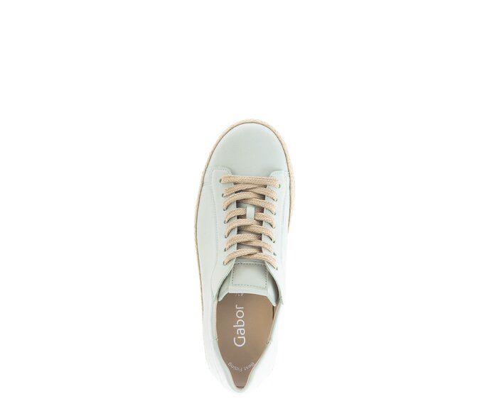 Gabor Sneaker Low Grün - Glattleder