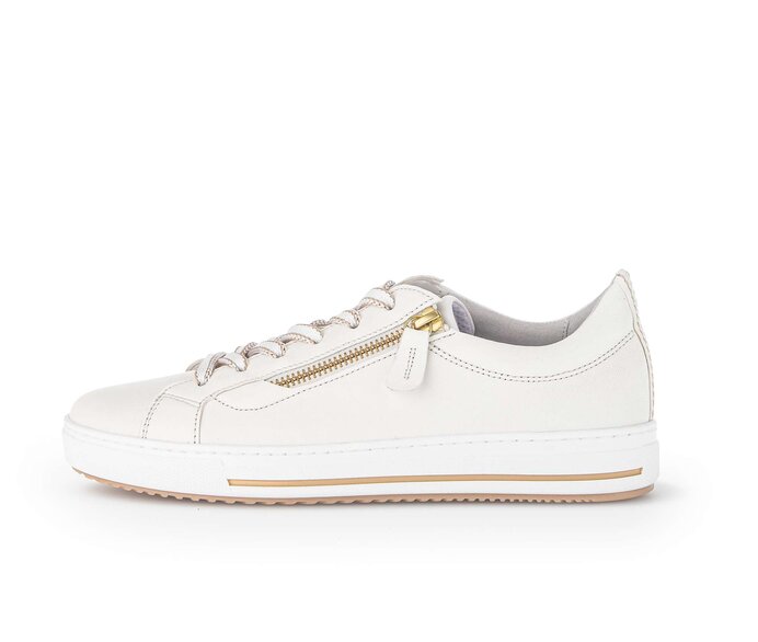 Gabor Sneaker Low Creme - Glattleder