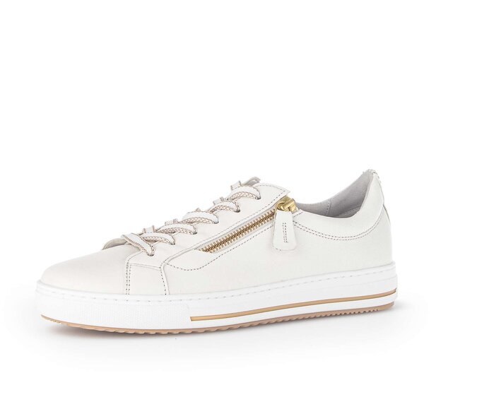 Gabor Sneaker Low Creme - Glattleder