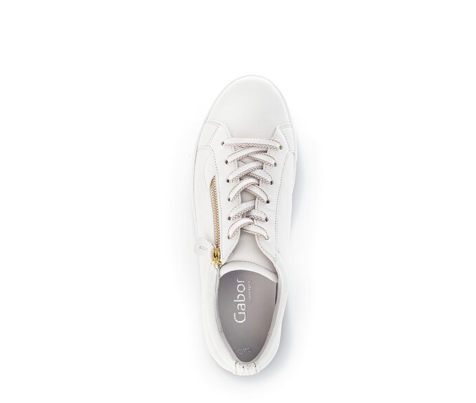 Gabor Sneaker Low Creme - Glattleder