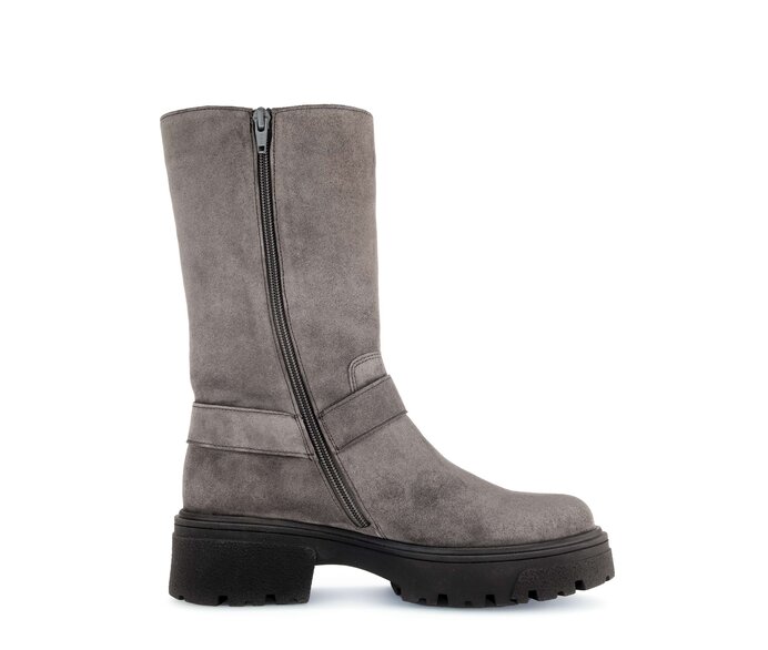 Gabor Biker Boots Braun - Rauleder