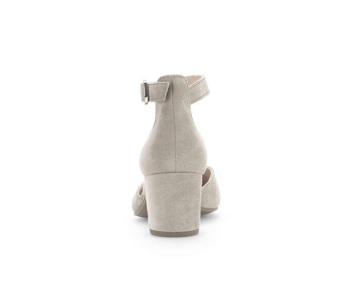 Gabor Spangenpumps Grau - Rauleder