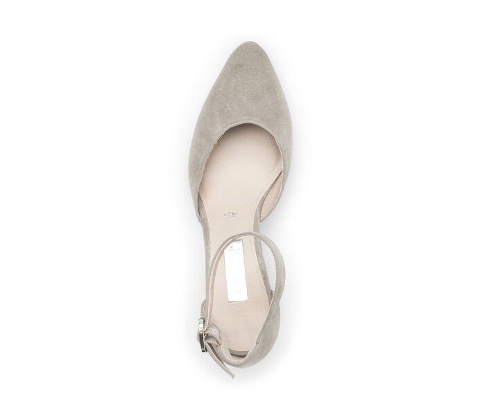Gabor Spangenpumps Grau - Rauleder