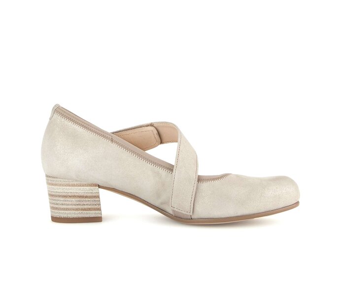 Gabor Spangenpumps Beige - Effektleder