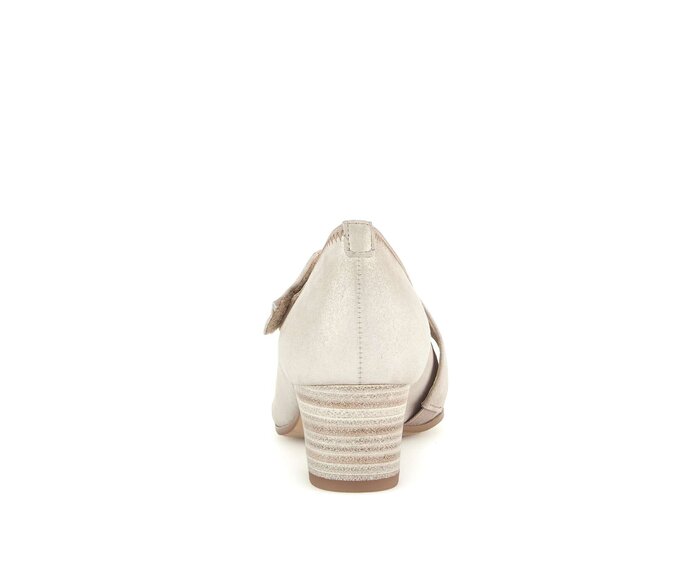 Gabor Spangenpumps Beige - Effektleder