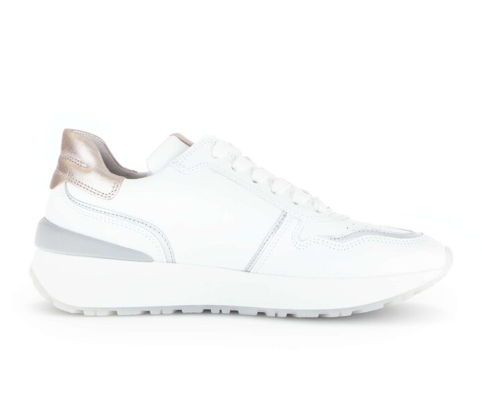 Gabor Sneaker Low Weiß - Materialmix Leder