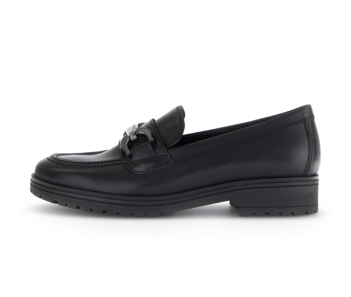 Gabor Loafer Schwarz - Glattleder