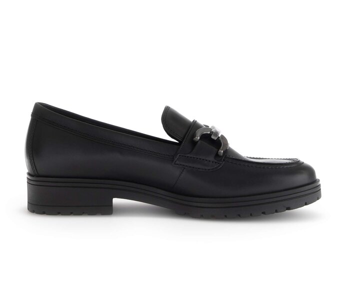 Gabor Loafer Schwarz - Glattleder