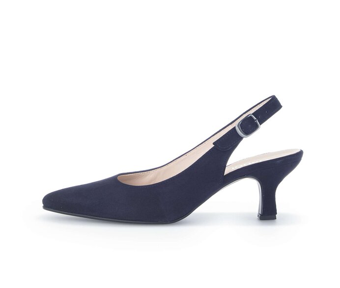 Gabor Slingpumps Blau - Rauleder