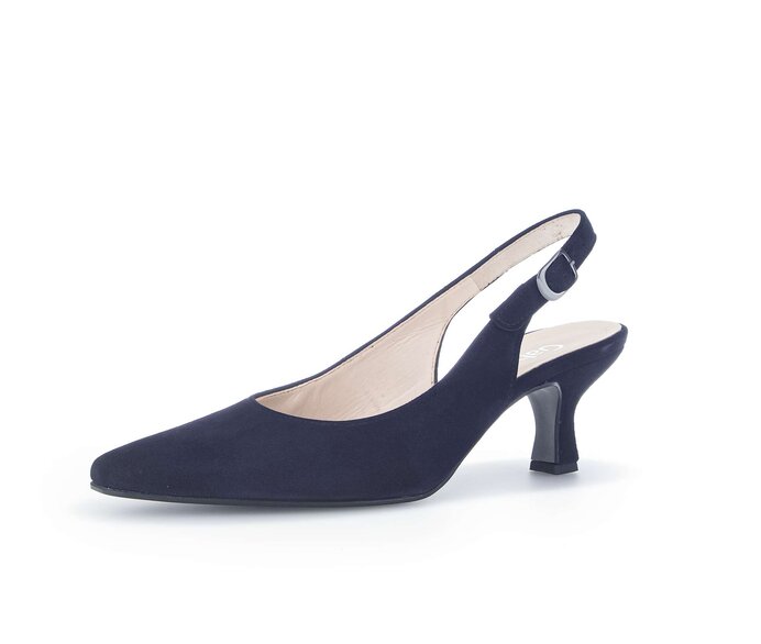 Gabor Slingpumps Blau - Rauleder