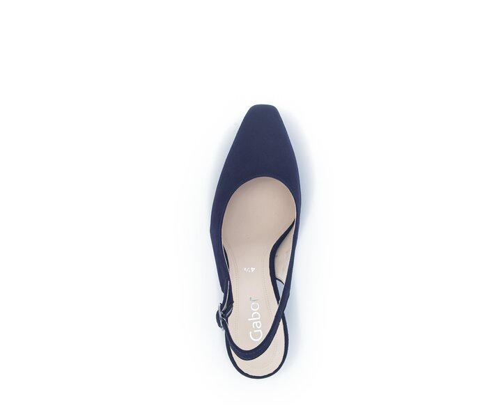 Gabor Slingpumps Blau - Rauleder