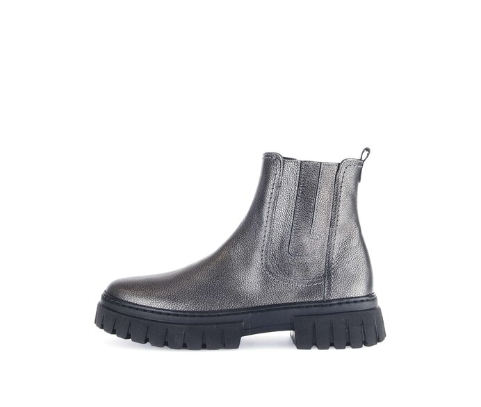 Gabor Chelsea Boot Grau - Glattleder