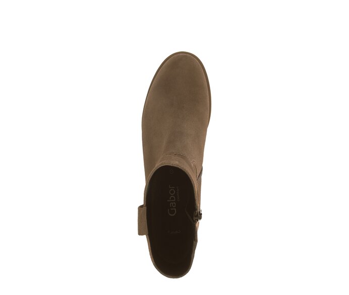 Gabor Elegante Stiefelette Braun - Rauleder