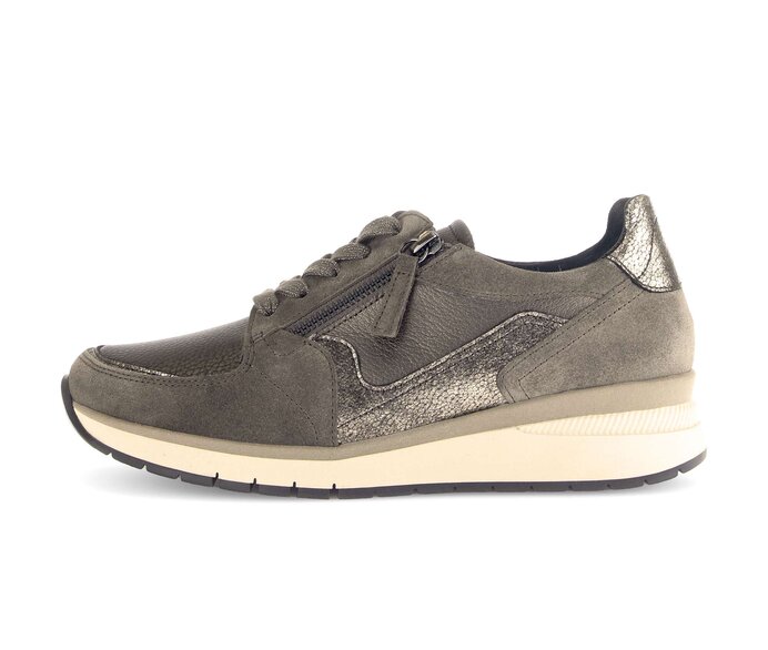 Gabor Sneaker Low Bronze - Materialmix Leder/Lederimitat