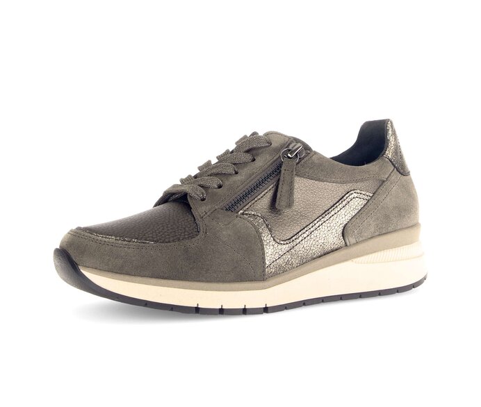 Gabor Sneaker Low Bronze - Materialmix Leder/Lederimitat