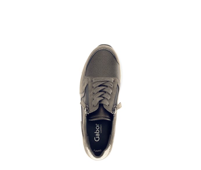 Gabor Sneaker Low Bronze - Materialmix Leder/Lederimitat