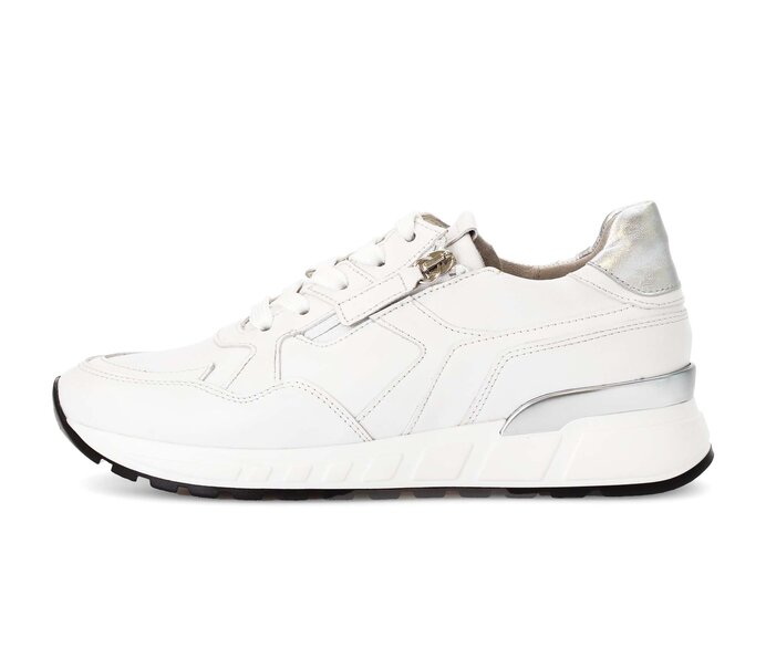 Gabor Sneaker Low Weiß - Materialmix Leder