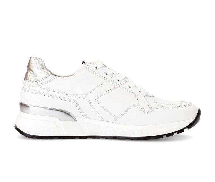 Gabor Sneaker Low Weiß - Materialmix Leder