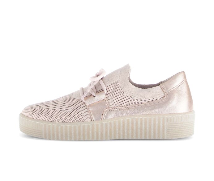 Gabor Sneaker Low Rosa - Materialmix Leder/Lederimitat