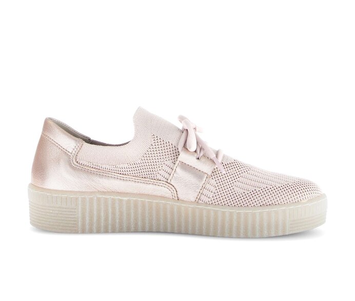 Gabor Sneaker Low Rosa - Materialmix Leder/Lederimitat