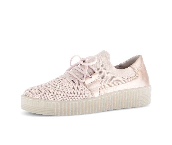 Gabor Sneaker Low Rosa - Materialmix Leder/Lederimitat