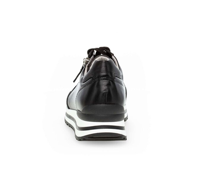 Gabor Sneaker Low Schwarz - Glattleder