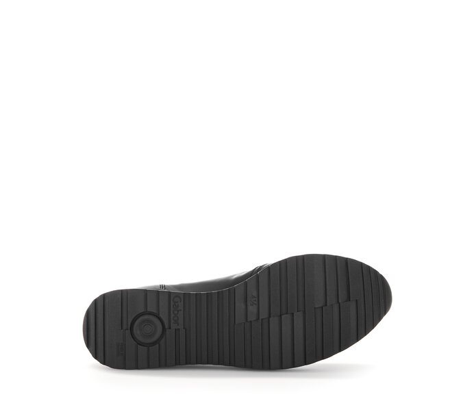 Gabor Sneaker Low Schwarz - Glattleder