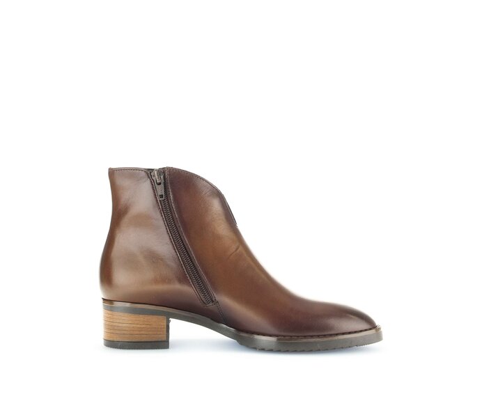 Gabor Elegante Stiefelette Braun - Glattleder