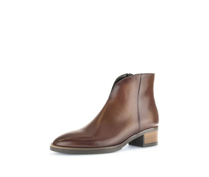 Gabor Elegante Stiefelette Braun - Glattleder