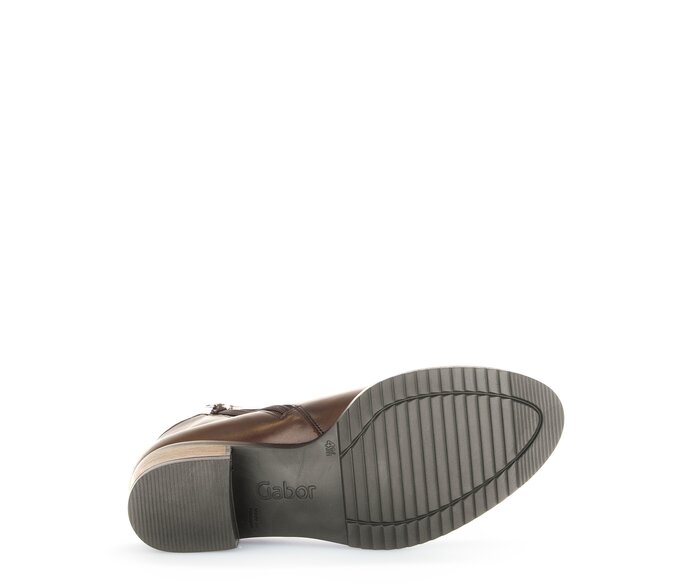 Gabor Elegante Stiefelette Braun - Glattleder