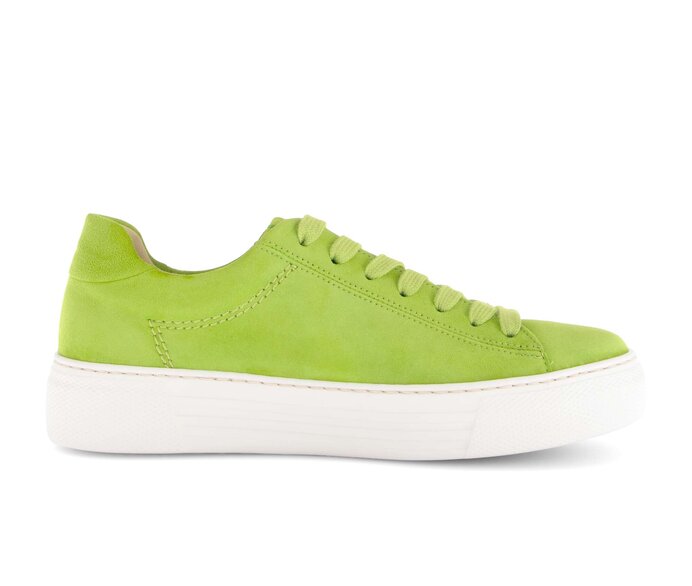 Gabor Sneaker Low Grün - Rauleder
