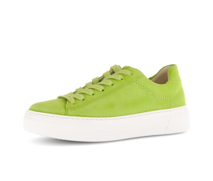 Gabor Sneaker Low Grün - Rauleder