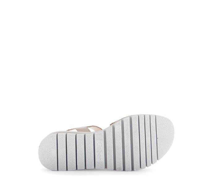 Gabor Plateau Sandale Gold - Effektleder